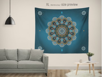 Декоративно пано Blue Mandala